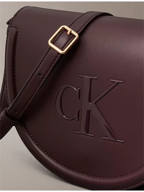 raised ck saddle crossbody CALVIN KLEIN | LV04F3221GBAP